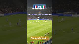 FRANCE 🇫🇷 13 🇮🇹 ITALIE  Ambiance but de Giacomo Raspadori ⚽ [upl. by Scarlett]