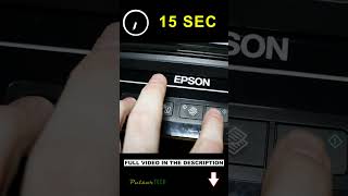 How to RESET Epson Printer after ink REFILL shorts [upl. by Einnob]