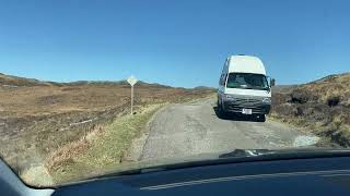 Driving across Mull Acharacle Kilchoan Scotland [upl. by Oderf]