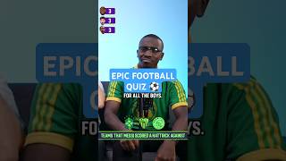 FOOTBALL QUIZ 👉 STOP 🛑 When YOU HEAR 3 CORRECT ANSWERS 🔥 shorts football soccer [upl. by Eimmelc]