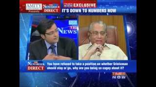 The Newshour Direct Jagmohan Dalmiya [upl. by Ilatan]