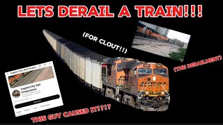 A Teenager Intentionally Derails a BNSF Coal Train In Nebraska for Clout CRAZY [upl. by Nehtanoj]