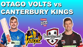 otago volts vs canterbury kings t20 match  volts vs kings super smash t20 [upl. by Waylon]