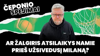 Čeponio spėjimai Ar Žalgiris atsilaikys namie prieš užsivedusį Milaną [upl. by Irafat199]