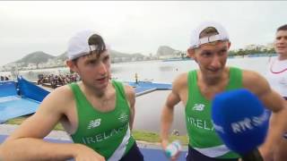 Irish Rowers Gave The Funniest TV Interview At Rio Olympics 2016 [upl. by Oirretna]