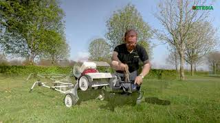 Etesia MSC45 Pedestrian Gardening Scarifer [upl. by Key]