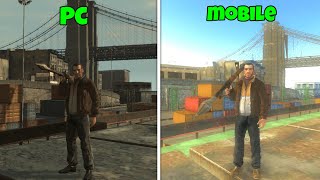 GTA 4 Android VS GTA 4 PC Side By Side Comparison [upl. by Teplica]