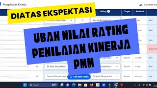 CARA UBAH NILAI RATING PRAKTIK KINERJA PMM [upl. by Nylhtak]