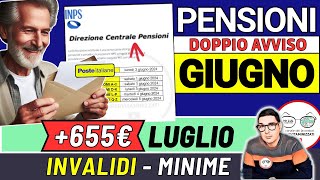 PENSIONI ➜ RITIRO GIUGNO  ESEMPI DOPPIO BONUS LUGLIO 2024 📈 TABELLA IMPORTI QUATTORDICESIMA 2024 [upl. by Wolfgram272]