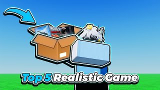 Top 5 Realistic Roblox Game to Play When Youre Bored [upl. by Boyce174]