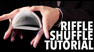 Cardistry for Beginners Shuffles  Riffle Shuffle Tutorial [upl. by Nettle]