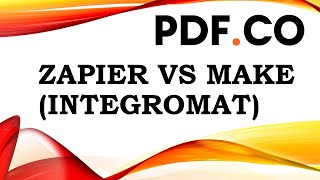 Zapier vs Make  Compare Business Automation Platforms [upl. by Mok]