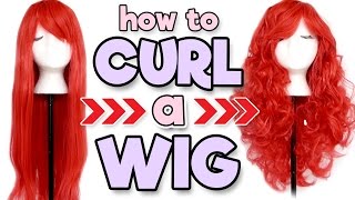 HOW TO CURL A WIG  Alexas Wig Series 8 [upl. by Kenji]