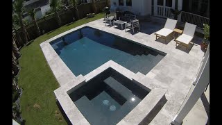 Swimming Pool Construction full timelapse  Mount Pleasant SC  French Gray Hydrazzo [upl. by Eema]