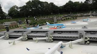 Schiphol Airport in scale 1 to 25 at Madurodam 8 jul 2024 [upl. by Ellinnet]