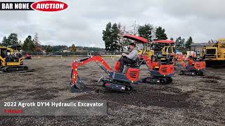 2022 Agrotk DY14 Hydraulic Excavator [upl. by Sadira]