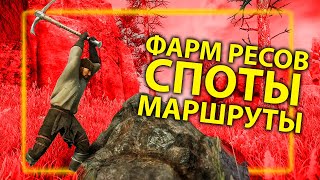 ФАРМ РЕСОВ 1  МАРШРУТЫ и СПОТЫ  Orichalcum и Lodestone  NEW WORLD [upl. by Ardyth]