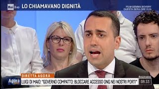 Intervista a Luigi Di Maio 2 parte  Agorà Estate 03062018 [upl. by Orimisac]