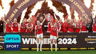 Arsenal win the Conti Cup 🏆  Gunners lift a competitionrecord SEVENTH trophy [upl. by Raynell]