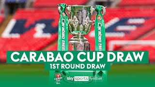 Carabao Cup first round draw 🏆 [upl. by Jasmine]