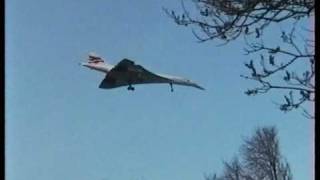 Concorde  Landing over the neighbourhood [upl. by Robson]