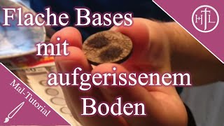 Bases Tutorial  Flache Bases mit aufgerissenem Boden gestalten Agrellan Earth [upl. by Gannie]