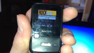 Sandisk Clip Zip battery replaced Proof of functioning [upl. by Oicapot]