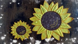 Large Sunflower Placemat By Kreative Kiwi [upl. by Bronez]