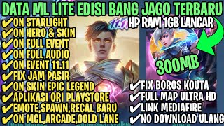 Data ML Lite Full Event 300Mb Terbaru Patch M5 Revamp  ML Lite  Cara Mengatasi Lag amp Patah Patah [upl. by Ayres64]