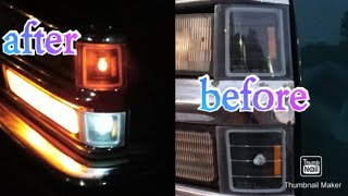 how to do the eflector to turn signal mod on an 88 to 98 Chevy Silverado [upl. by Evans]