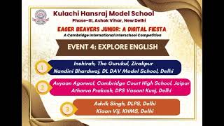 Eager Beavers Kulachi Hansraj Model School [upl. by Greg]