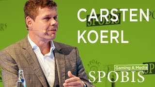 Carsten Koerl Sportradar So geht das Sportbusiness der Zukunft  ein Strategiegespräch [upl. by Latashia]