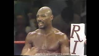 Marvelous Marvin Hagler vs Juan Roldan [upl. by Atoel]