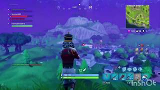 INSANE sniper shot across Greasy Grove  Fortnite Battle Royale [upl. by Yemrots]