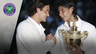 Roger Federer v Rafael Nadal Wimbledon Final 2008 Extended Highlights [upl. by Templa]