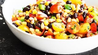 Texas Caviar  Vegan Gluten Free Salsa [upl. by Latterll]