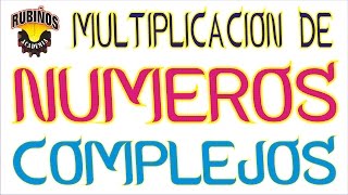 multiplicación de números complejos  forma cartesiana o binómica ejemplo [upl. by Immot859]