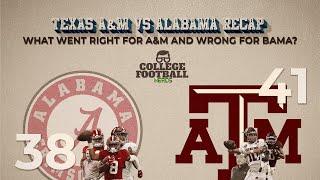 Alabama vs Texas AampM  Review and Reaction  College Football 2021 [upl. by Onailerua]