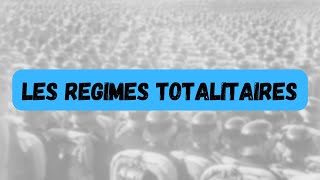 Terminale Histoire Les régimes totalitaires  cours complet [upl. by Torosian]