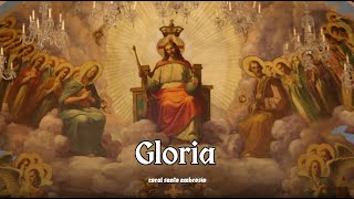 GLORIA CUM IUBILO  Schola Cantorum Sanctvs Ambrosivs [upl. by Laerdna]