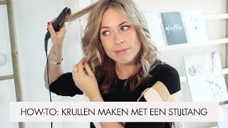 Tutorial  Zo maak je krullen met je stijltang [upl. by Troc]