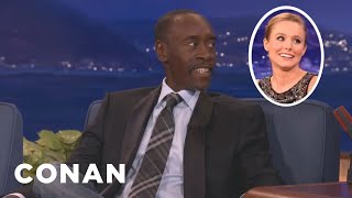 Don Cheadle Kristen Bells quotFrozenquot Success Has Gone To Her Head  CONAN on TBS [upl. by Herta771]