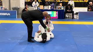 IBJJF Masters Worlds  Female Blue Belt BJJ Tournament  Tess Kent vs Blu Mays [upl. by Eduardo]