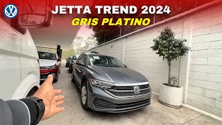 JETTA Trendline 2024 Gris platino  Disponible y Un Sportline libre [upl. by Garaway]