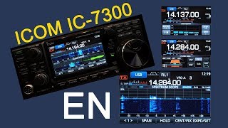 ICOM IC7300 Review and Full Walk Through [upl. by Boycey]