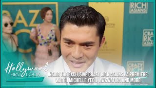 Inside the Exclusive CRAZY RICH ASIANS LA Premiere Watch Michelle Yeoh Awkwafina amp More [upl. by Ylrebme594]