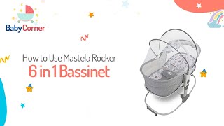 How To Use mastela 6 in 1 Bassinet  mastela 6 in 1 Bassinet babycornerofficial [upl. by Norword150]