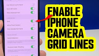 How To Get Camera Grid On iPhone [upl. by Missak]