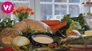 Frühlingssuppe mit Griesnocken und Gemüseallerlei mit Huhn [upl. by Yro]