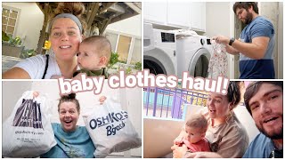 shopping for baby clothes  weekend vlog [upl. by Lati]